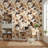 Camouflage Wallpaper Abstract Removable Brown Wall Mural