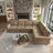 L-Shaped Sectional Sofa with Pull-Out Bed