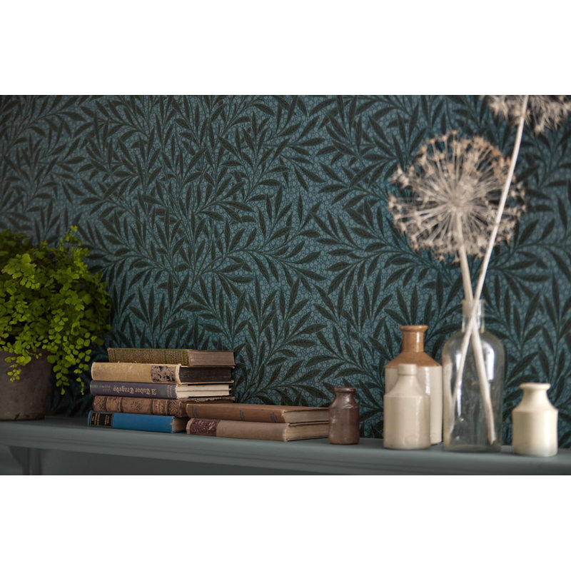 Emerys Willow Wallpaper, Emery Blue
