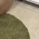 Ameah Cirkel Minimalist Geometric Dot Machine-Washable Cream/Green Rug