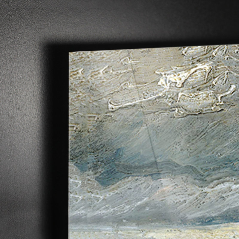Marina In Scheveningen by Vincent Van Gogh - No Frame Painting on Glass, 65cm H x 95cm W