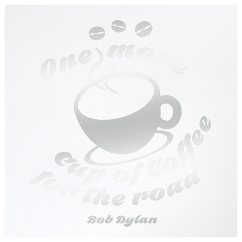 Food & Beverage Wall Decal, Shiny Silver