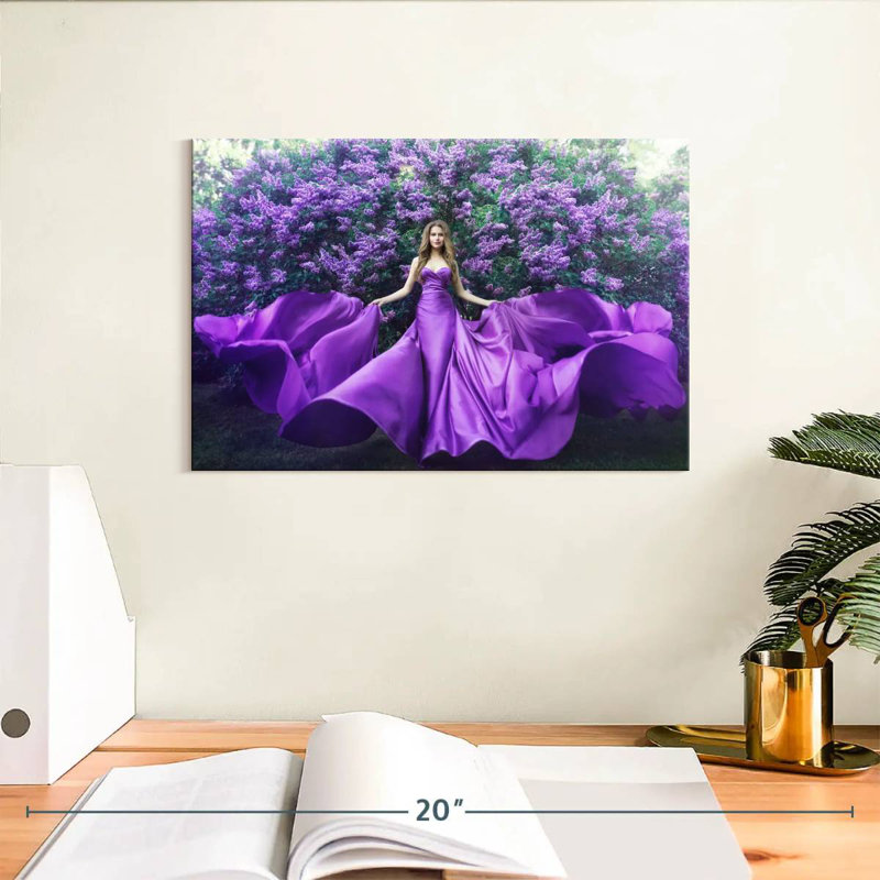 Shuttleworth Pretty As Lilacs, 8" H x 12" W
