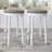 Bar Stools Set Of 2, 26" Counter Height, 360° Swivel Wooden Barstool With Fabric Upholstered Seat For Kitchen, Dining, And Living Room-1094084858