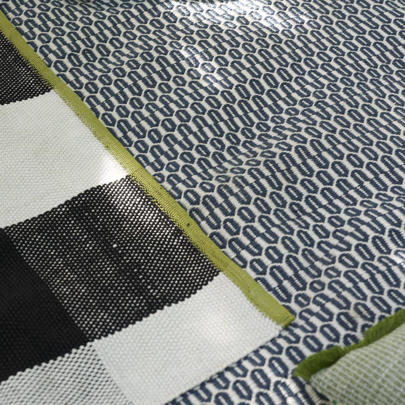 Saliya Noir Outdoor Rug, Rectangle 3'11" x 5'11"