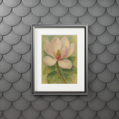 Clinger Single Picture Frame Print
