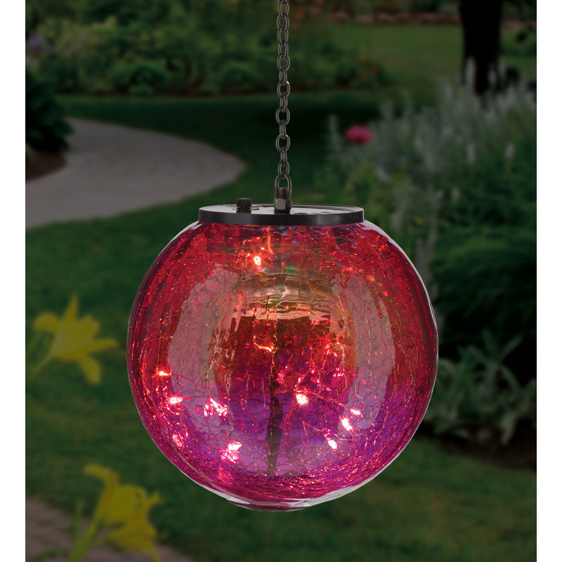LED Outdoor Pendant, Pink