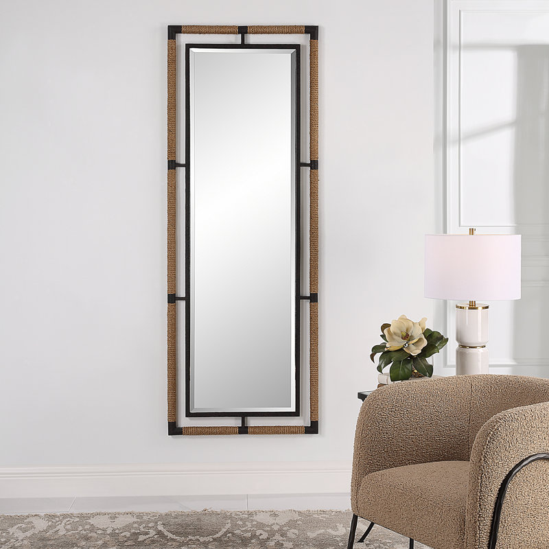 Kynlyn Metal Rectangle Wall Mirror