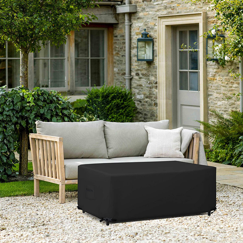 Housse de table rectangulaire / ovale haute densité pour l'extérieur, imperméable et polyvalente