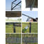 6,6 pi L 5,3 pi. D Pavillon de jardin en acier