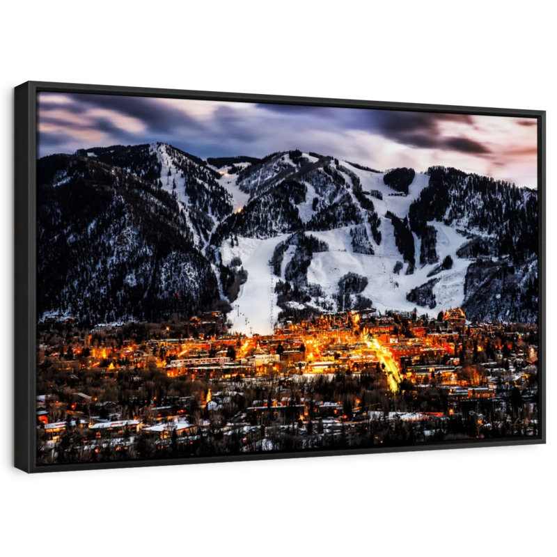 " Park City Ski Slopes ", 19" H x 13" W