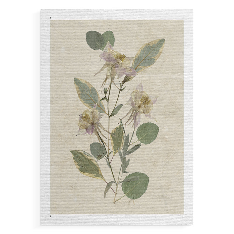Pressed Arrangement III - Impression sur toile seulement - NON-CADRE