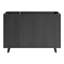 TileBar Studio Vanities Setton Espresso Oak 48" Single Vanity with White Quartz Top-294838961