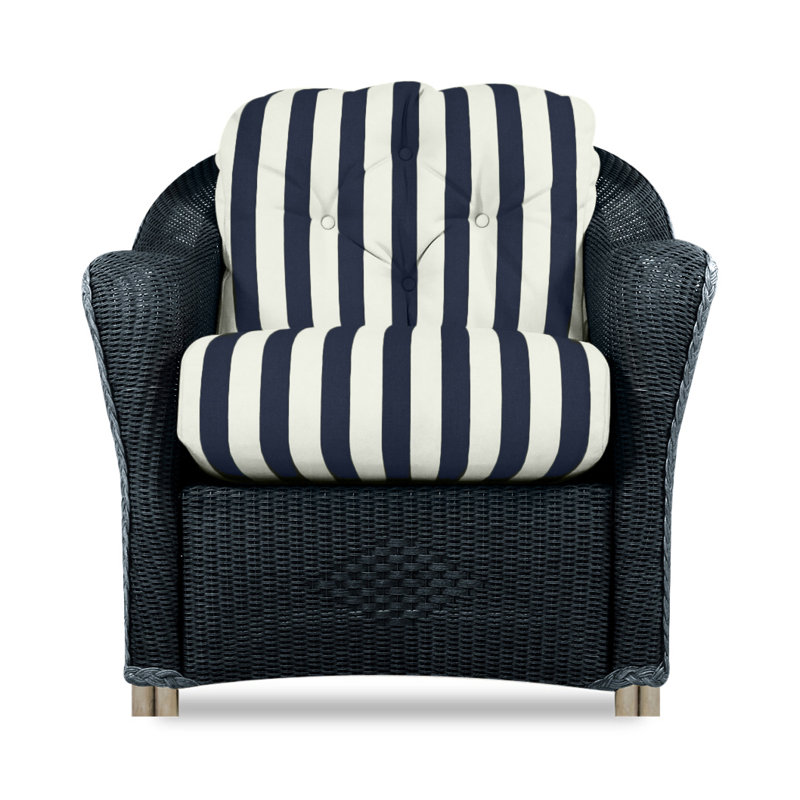 Reflections Outdoor Armchair, Ebony, Yoko Mist