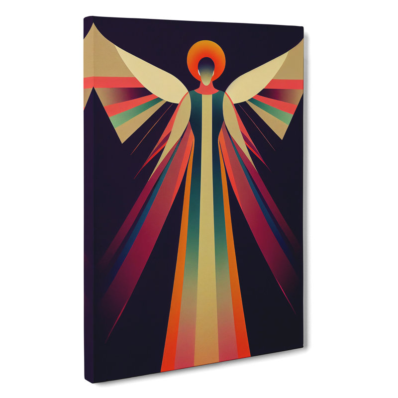 Alluring Angel Abstract - Wrapped Canvas Print, 50cm H x 35cm W x 3cm D