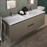 Kubista 72'' W Double Vanity Top