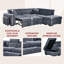 4 Seater Corner Sofa -115828342-115828344