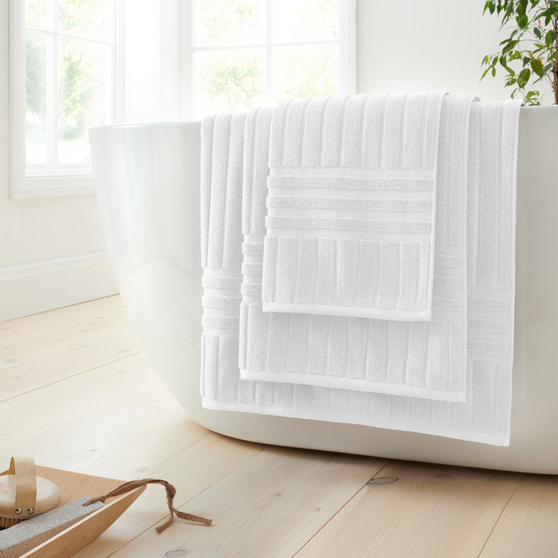 Hotel Towel 100% Cotton Hand Towel, White
