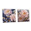 Gard - coquelicots, ensemble d'acryliques sur verre, ensemble de 2-103928457