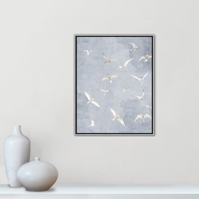 Flight Light Grey Print by Kimberly Allen