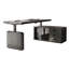 Adjustable Height L-Shaped Faux Marble Standing Desk-1286017738-1286017750