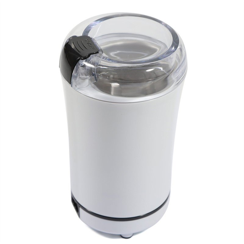 YaoTown Stainless Steel Electric Blade Coffee Grinder, White