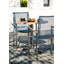 Avanti Teak Stainless Steel Outdoor Round Pedestal Table-1353656249