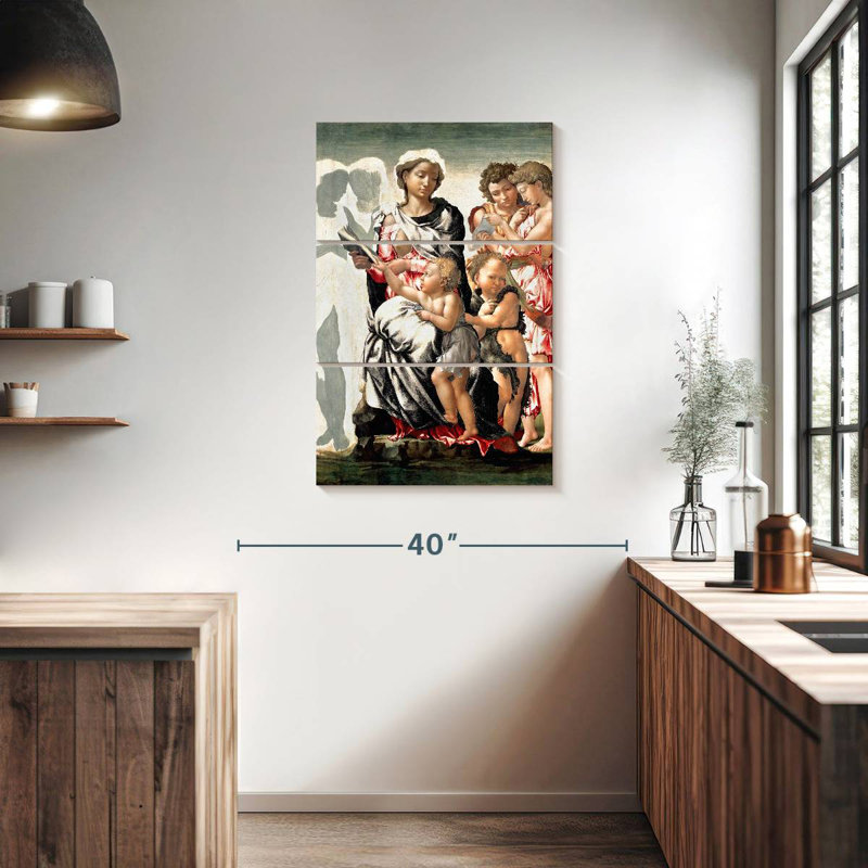Adella Manchester Madonna 1497, H 38 po x l 24 po