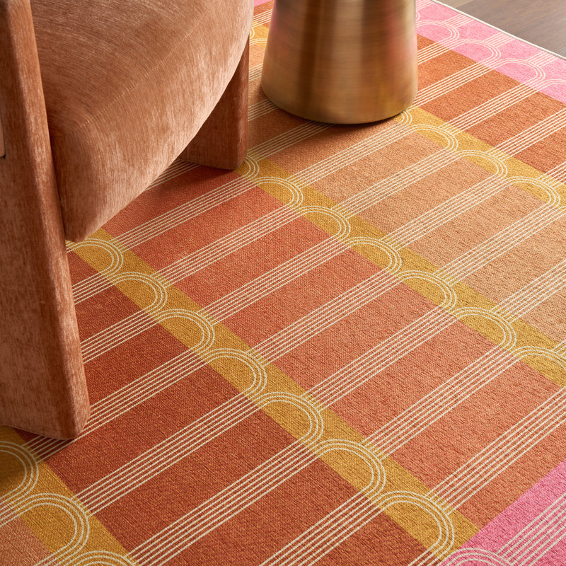 Tapis lavable Sunset Stripe de Society6, Rectangle 48 po x 72 po