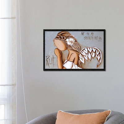 Not by My Strength - Painting Print on Canvas