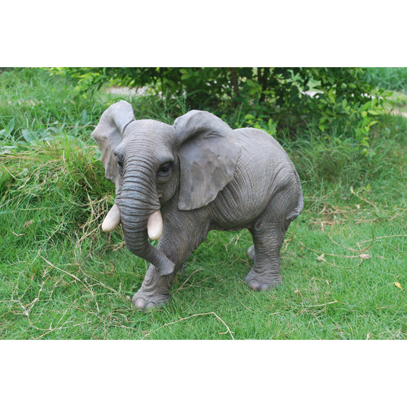 Walking Elephant Figurine