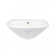 The Renovators Supply Inc. 14'' Gloss Vitreous China U-Shaped Bathroom Sink with Overflow