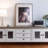 American light luxury solid wood TV cabinet-130777567