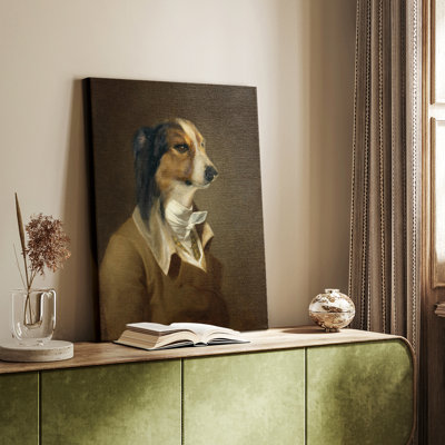Sir Hound -Gallery Wrapped Cavas
