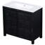 Rangement pour meuble-lavabo avec lavabo 36 po Rayanna