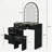 Makeup Vanity with Mirror, Vanity Set,  Stool Included, for Bedroom-940482893
