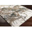 Tapis crème / vert foncé tissé à la machine Azarcon-1719941185