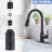 3 Functions Sprayed Pull Down Kitchen Faucet Spray Replacement With Adapters In Matte Black