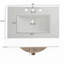 Bathroom Vanity with Ceramic Sink,Equipped with Adjustable Shelf and Tip-Out Tray-1411365890