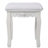 White Princess Vanity Desk Set with Mirror & Cushioned Stool,Light Modes,4-Drawer Wooden Makeup Vanity Table for Girls' Bedroom, Dressing Table with Ample Storage-966677778