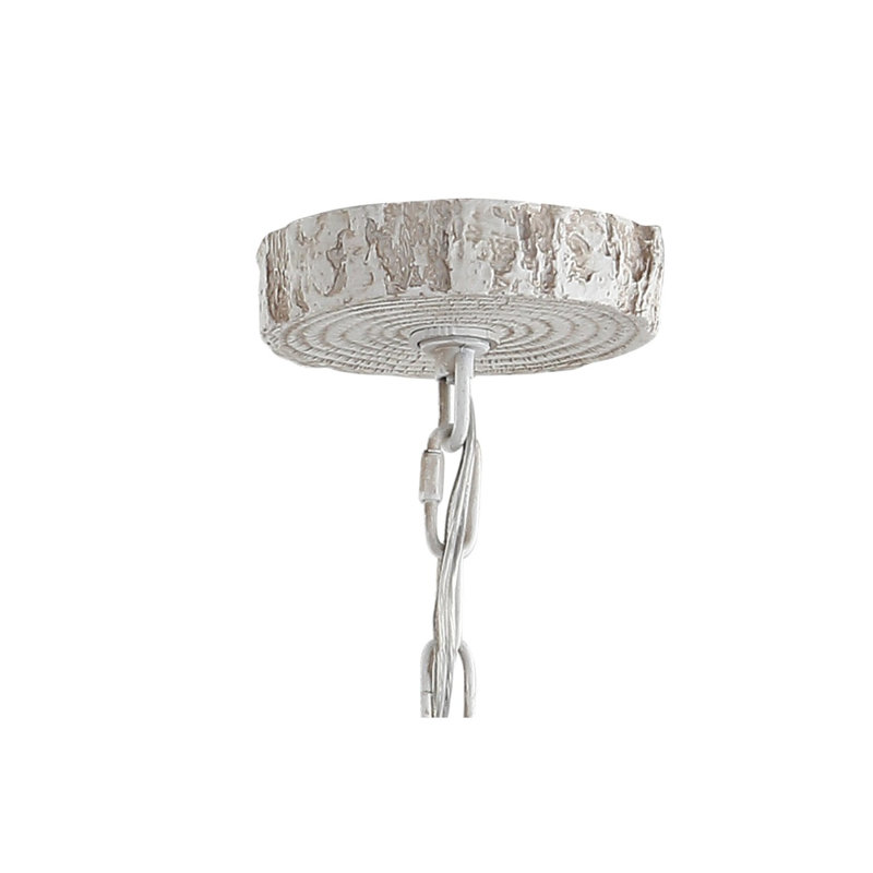 Lustre Rohrbach, H 14,5 po x l 26 po x P 26 po, Blanc