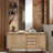 Solid Wood Freestanding Bathroom Cabinet