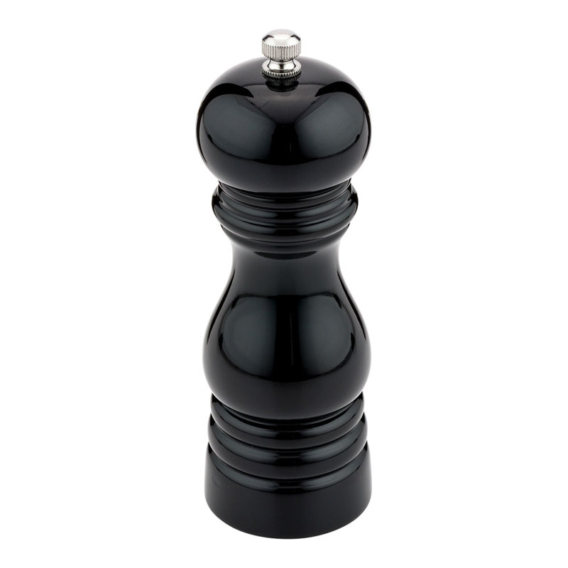 Pepper Mill, Black, 6" H x 2" W x 2" D