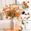 12 pièces fleurs artificielles fleurs artificielles en soie artificielle-333882088