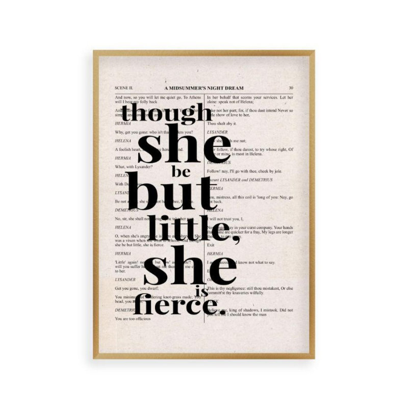Print, Brushed Copper Frame, 61 cm H x 43 cm W