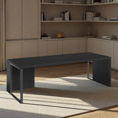 Solid wood desk, long table for living room, offic