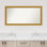 Townhouse Gold Non-Beveled Bathroom Wall Mirror