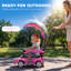 HOMCOM 4 in 1 Licensed Mercedes-Benz Ride on Push Car with Canopy-134405278
