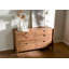 KOPENHAGEN Solid Wood 136cm W 6 - Drawer Chest of Drawers