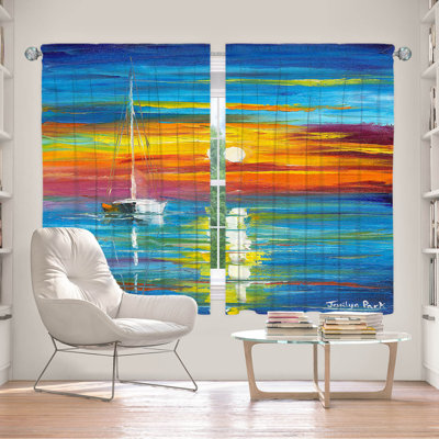Jenavieve Room Darkening Curtain Pair